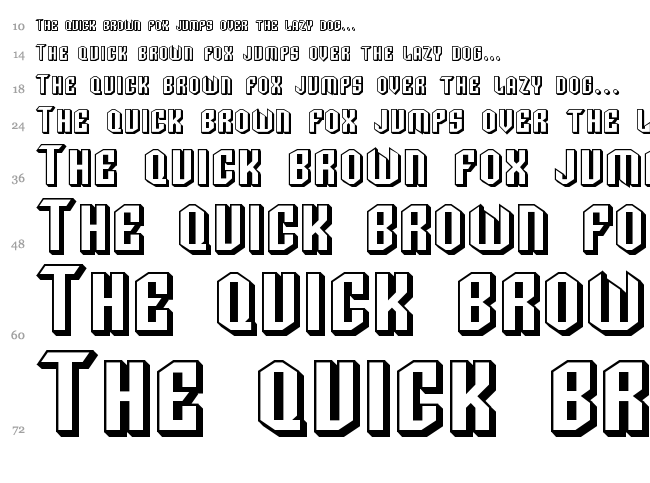 SF Archery Black font waterfall